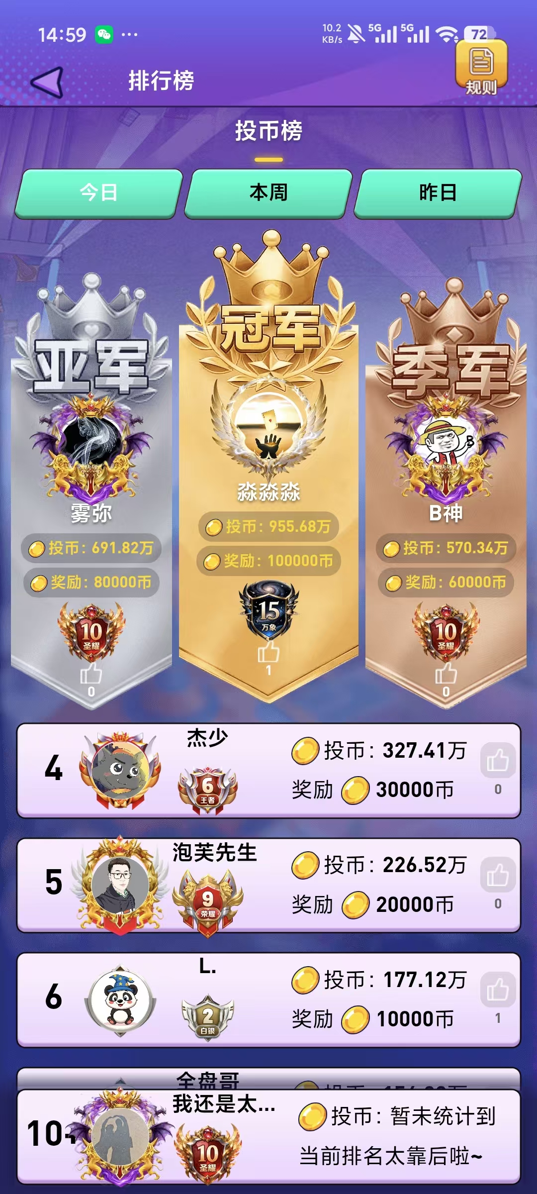排行榜